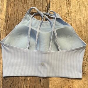 lululemon athletica Sky Blue Strappy Sports Bra